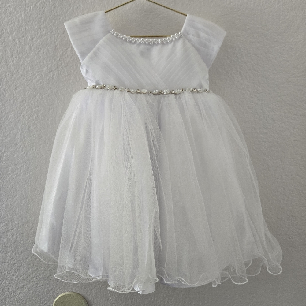White Tulle Dress for Girls